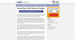 Desktop Screenshot of cashtoday.org